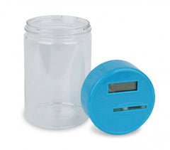 54672 tirelire compteur avec écran LCD en plastique transparent 3 couleurs