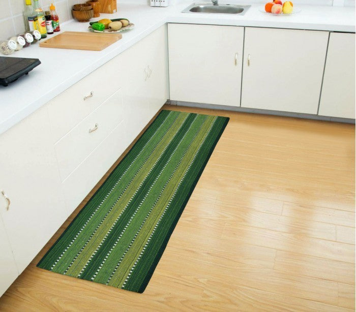 184035 Tapis mod. STRIPES 50x180 cm 100% coton idéal salle de bain et cuisine