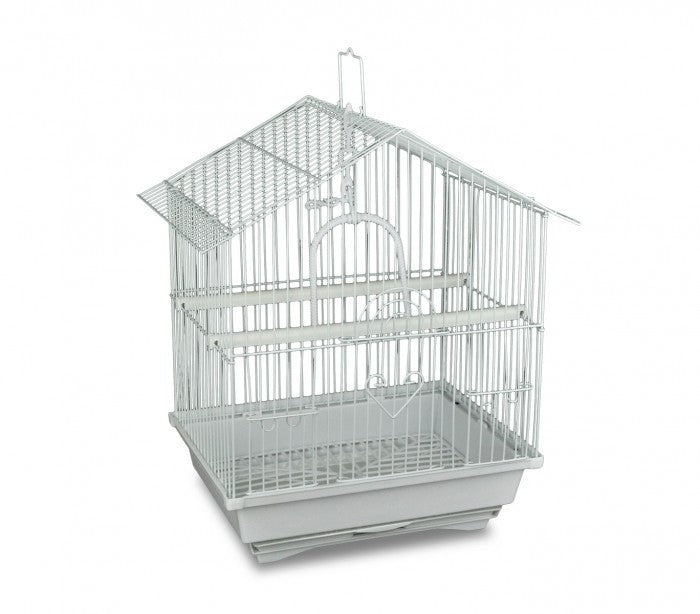 189085 Cage pour oiseaux de petite taille BIRD 43,5 x 28,5 x 22 cm Mangeoires
