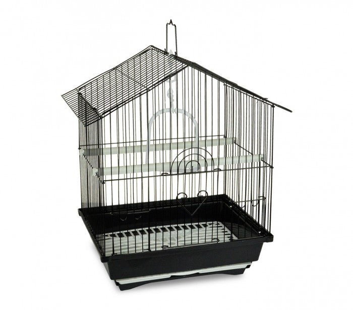 189085 Cage pour oiseaux de petite taille BIRD 43,5 x 28,5 x 22 cm Mangeoires