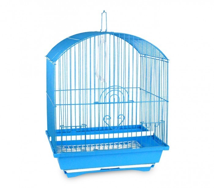 189115 Cage pour oiseaux de petite taille KITTY 49,5x34x27,5 cm  2 mangeoires