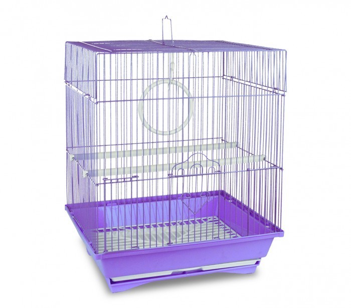 189139 Cage pour oiseaux de petite taille KANDY 49,5 x 34 x 27,5 cm 2 mangeoires