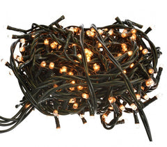 013539 Guirlande Noël 240 ampoules BLANCHES 8 jeux de lumières fil vert 11,56 m