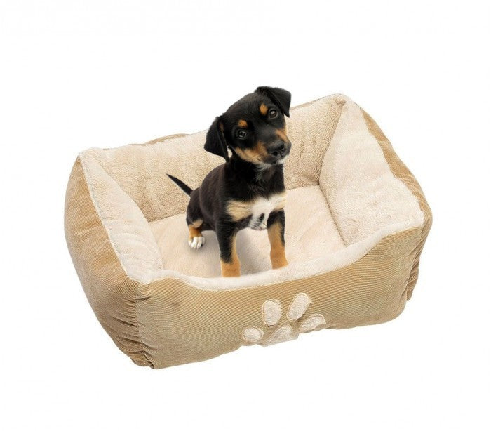 95068 Panier doux en polaire pour animaux SLEEP 47x37x17cm rembourrage chaud