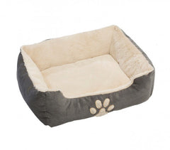 95067 Panier doux en polaire pour animaux SLEEP 60x48x18 cm rembourrage chaud