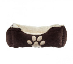 95067 Panier doux en polaire pour animaux SLEEP 60x48x18 cm rembourrage chaud