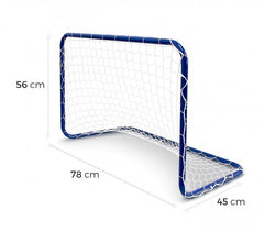 42319 Set de deux cages de but de football de jardin de 56x78x45 cm pour enfants