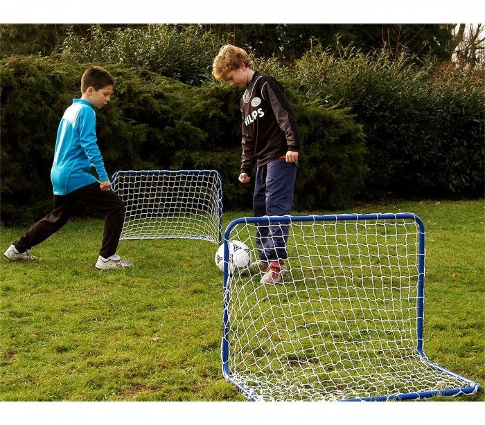 42319 Set de deux cages de but de football de jardin de 56x78x45 cm pour enfants