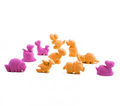 100490 sable cinétique à modeler avec des moules Playset de DINOSAURES 300 gr