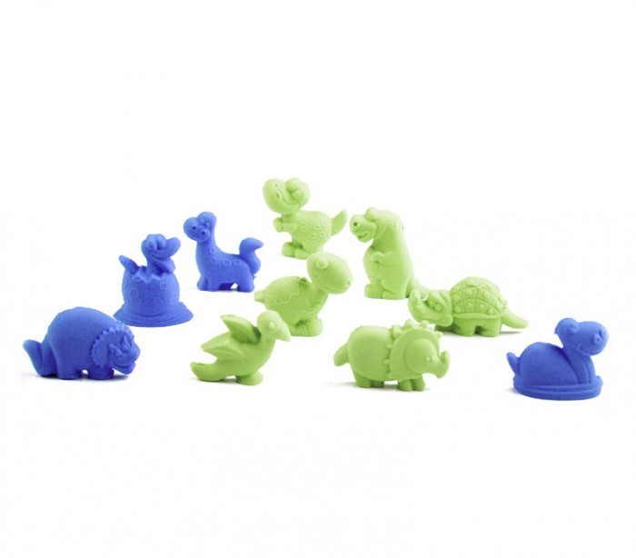 100490 sable cinétique à modeler avec des moules Playset de DINOSAURES 300 gr