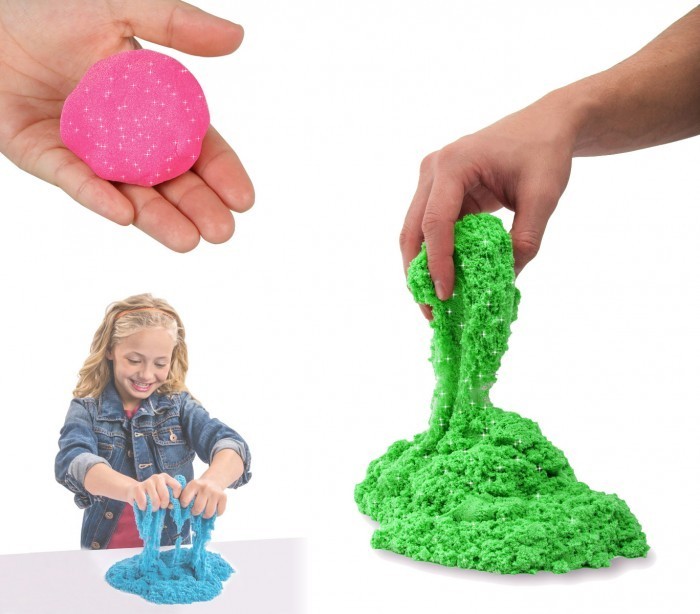 100489 Sable cinétique à modeler avec des moules Playset de la MER 300 gr