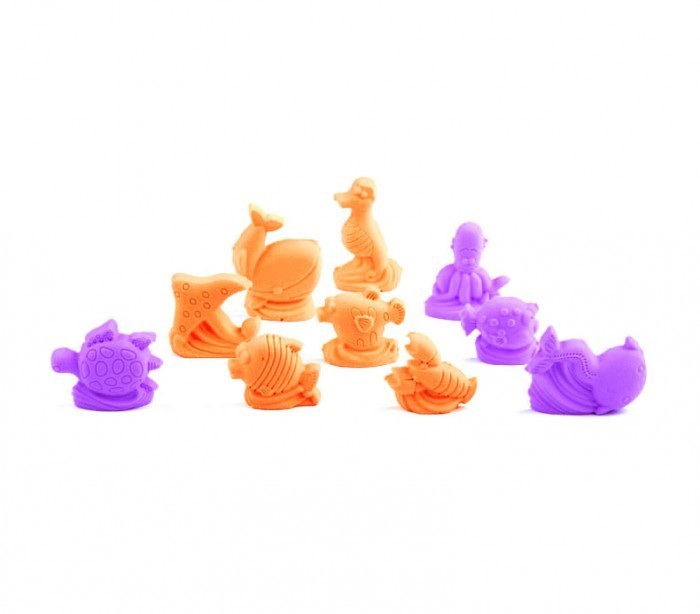 100489 Sable cinétique à modeler avec des moules Playset de la MER 300 gr