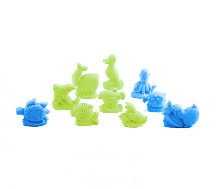 100489 Sable cinétique à modeler avec des moules Playset de la MER 300 gr