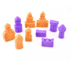 100492 Sable cinétique à modeler avec des moules Playset CHATEAU DE SABLE 300 g