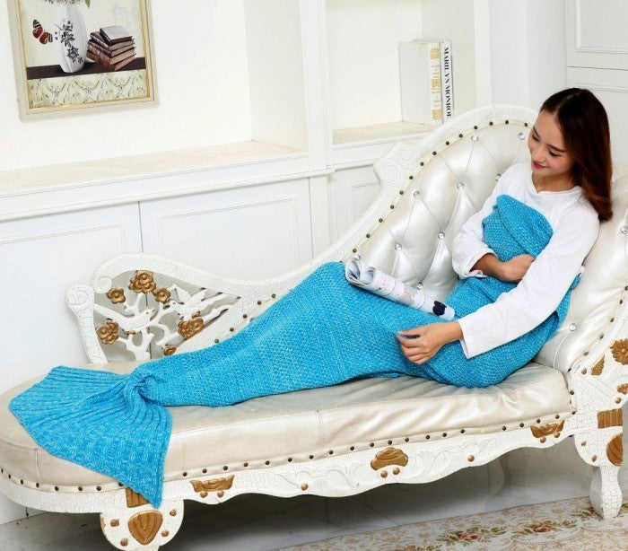3402 Couverture de canapé en forme de queue de sirène 180 x 100 cm