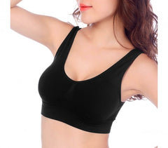 30005-12 Set de 6 brassières de sport moulantes ass. Magnolia bonnets rembourrés
