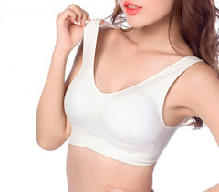 30005-12 Set de 6 brassières de sport moulantes ass. Marigold bonnets rembourrés