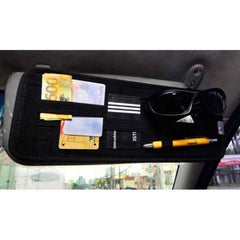 Organisateur - objet pour pare soleil, visière de voiture avec bandes élastiques