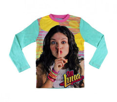 826329 Pyjama enfant pour fille imprimé Soy Luna en coton chaud de 6 à 12 ans