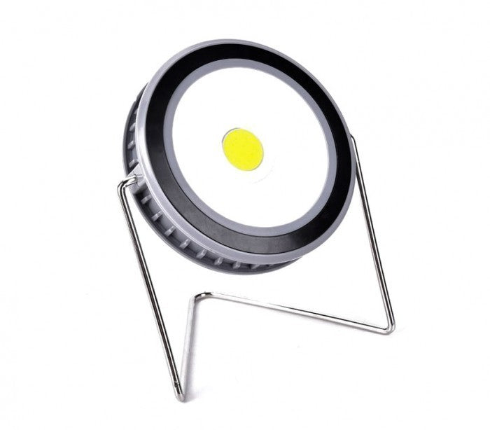 RY-T912 Projecteur LED rechargeable rond portable à énergie solaire 10 W USB 