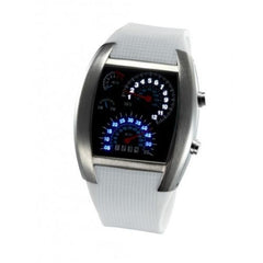 Montre LED homme tachymètre effet de quartz