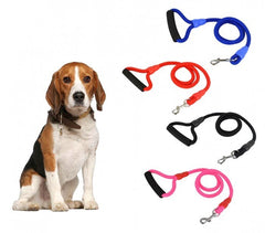 Laisse en corde ART 0084 114 cm pour petits et moyens chiens avec mousqueton 
