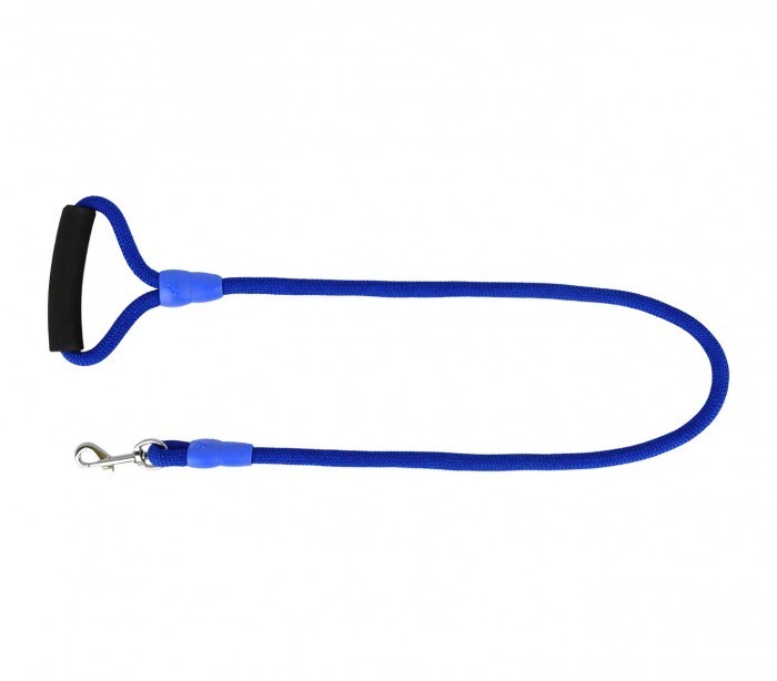 Laisse en corde ART 0084 114 cm pour petits et moyens chiens avec mousqueton 