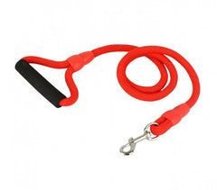 Laisse en corde ART 0084 114 cm pour petits et moyens chiens avec mousqueton 