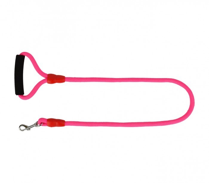 Laisse en corde ART 0084 114 cm pour petits et moyens chiens avec mousqueton 