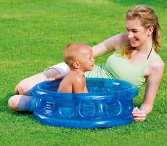 51112 Piscine gonflable enfant Bestway 3 couleurs 64 x 25 cm plancher gonflable