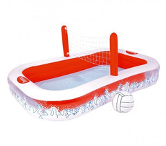 54125 Piscine gonflable Volleyball pour enfants avec filet Bestway 253x168x97 cm