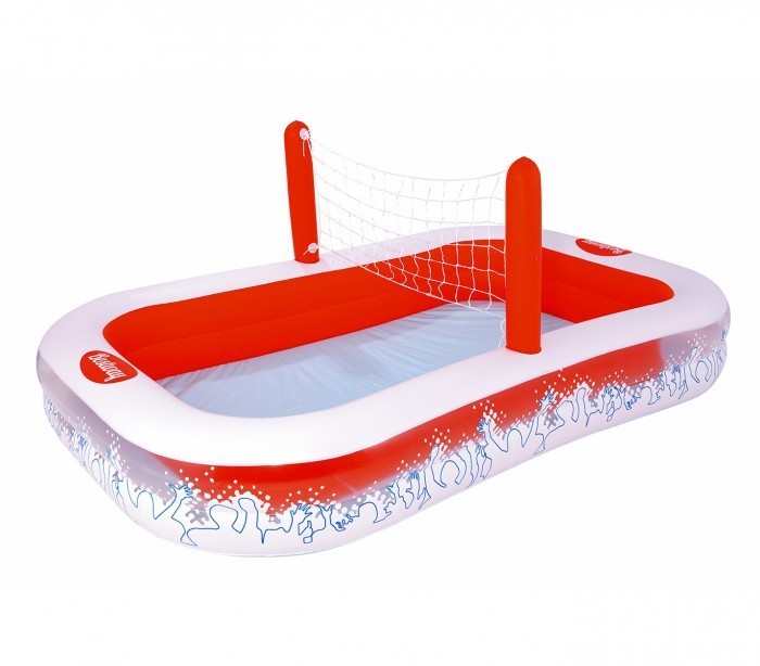 54125 Piscine gonflable Volleyball pour enfants avec filet Bestway 253x168x97 cm