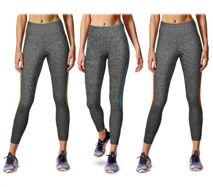 Leggings de sport M910  femmes tissu technique gym et running longueur chevilles