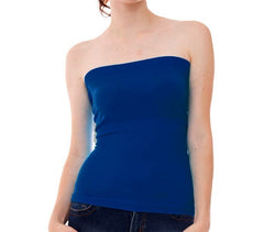 F3112 Pack de 6 tops bustiers longs assortiment de couleurs mod. Simple