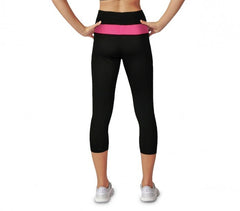 Leggings de sport KZ-178 femmes tissu technique gym et running longueur mollets
