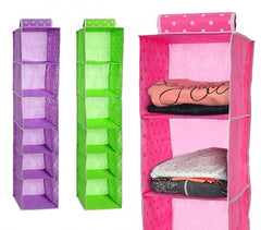 782609 Organisateur de vêtements à suspendre 6 tablettes 28 x 28 x 120 cm