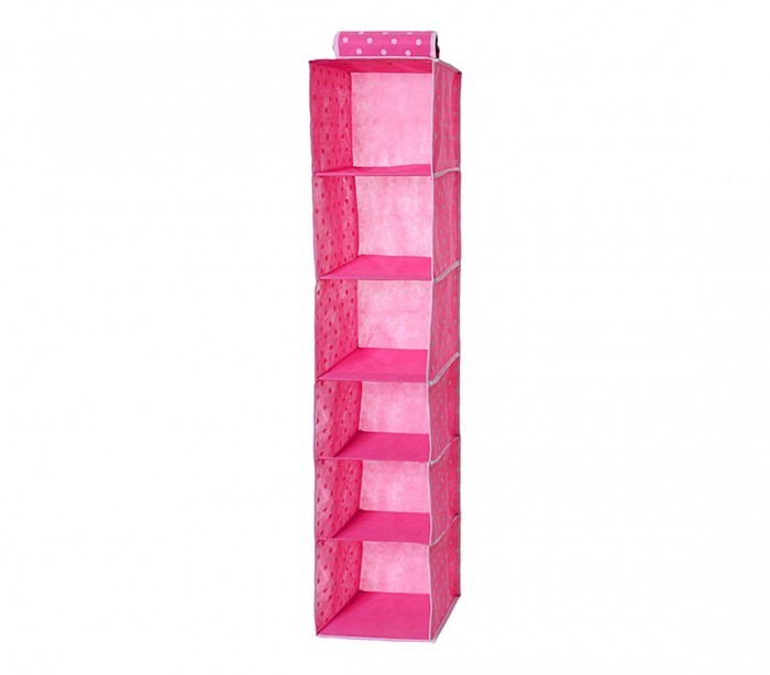 782609 Organisateur de vêtements à suspendre 6 tablettes 28 x 28 x 120 cm