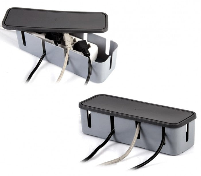703422 Box de rangement de multiprise VOILA' en plastique dur 27x7,5x7,5cm