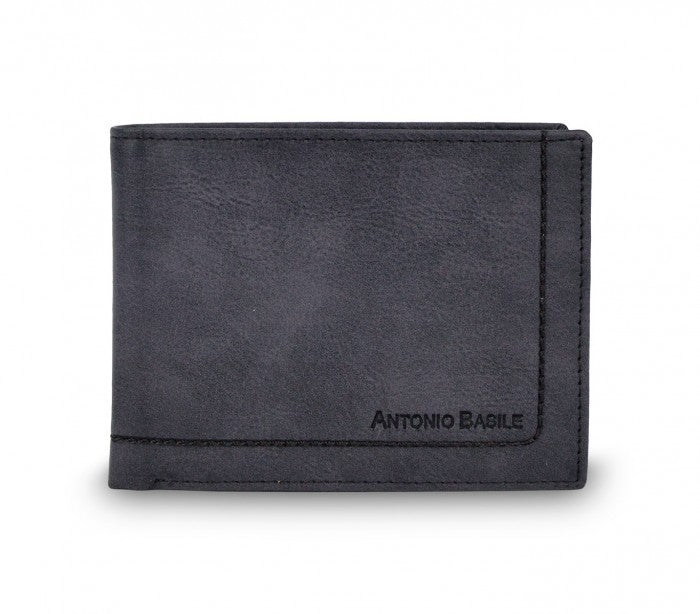 Portefeuille pour hommes 8806-PSB25 en cuir ANTONIO BASILE avec portemonnaie