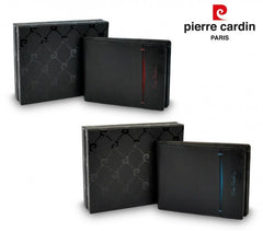 Portefeuille pour hommes 8864 TILAK07 en cuir PIERRE CARDIN avec porte chèque