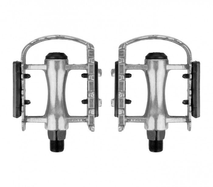 Paire de pédales vélo de rechange en aluminium FLAT broche ø 14,2 mm 300057