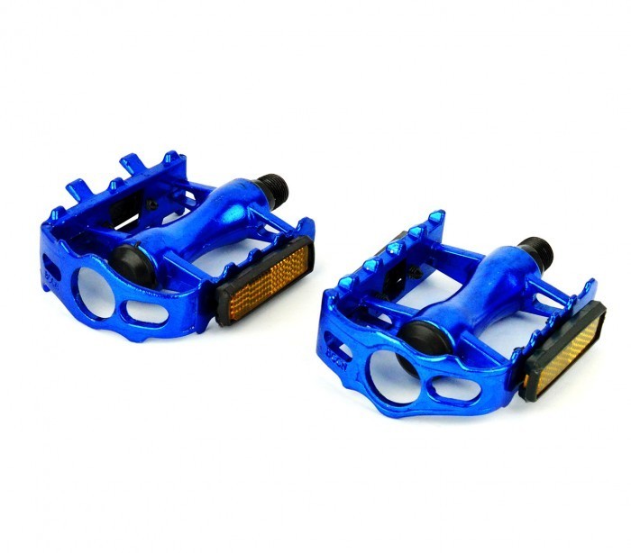 Paire de pédales vélo de rechange en aluminium FLAT broche ø 14,2 mm 300057