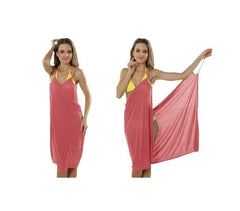 Sarong paréo Cover Up Bikini Wrap robe de maillot de bain convertible