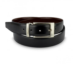 Ceinture CK014 B36 en cuir CALVIN KLEIN avec boucle en acier poli 110 / 125 cm