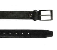 Ceinture homme 8013 en vrai cuir PIERRE CARDIN marron et noire boucle avec logo