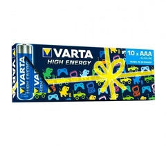 Pack de 10 mini piles AAA Varta 774128 alcalines LR03 1.5V