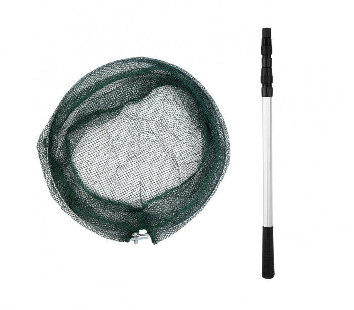 Epuisette de pêche télescopique 8094476 manche réglable en aluminium 235 cm
