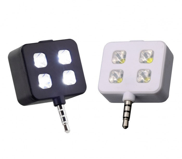 221791 Mini Flash à 4 LED pour selfies compatibles avec Samsung et Apple