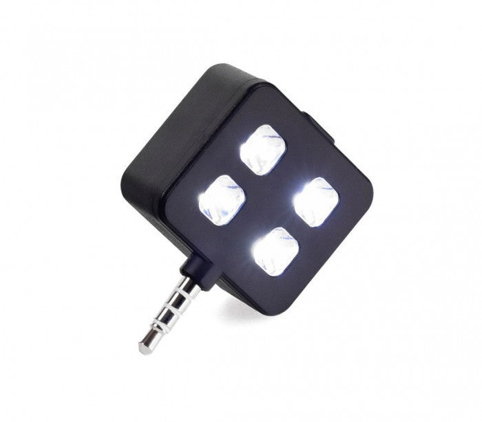 221791 Mini Flash à 4 LED pour selfies compatibles avec Samsung et Apple