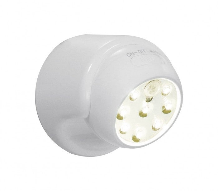 341780 Spot 8 LED 360 degrés à détecteur de mouvement avec bouton ON-OFF